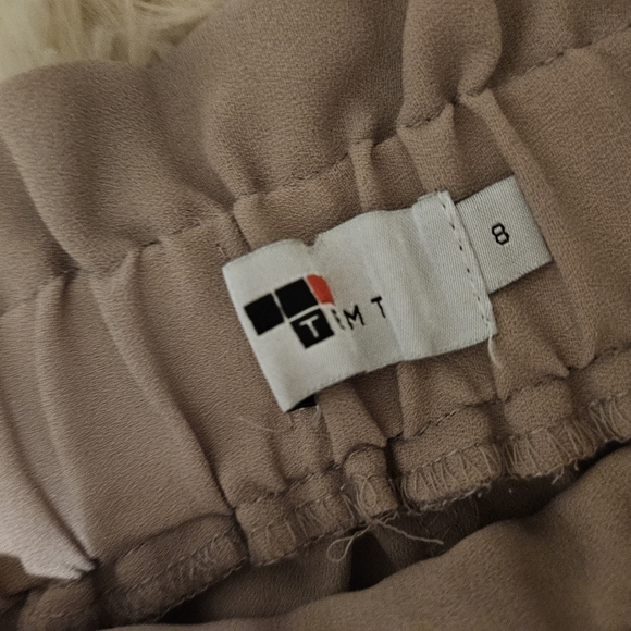 Temt Taupe Wide-legged Trousers - Picture 4 of 12